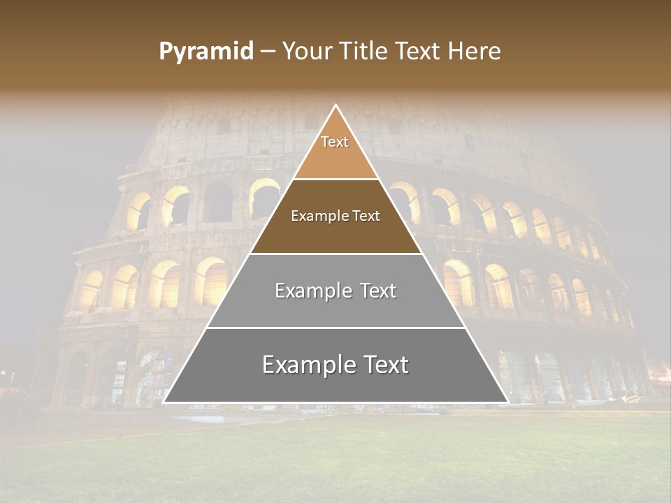 Amphitheater Gladiator Empire PowerPoint Template