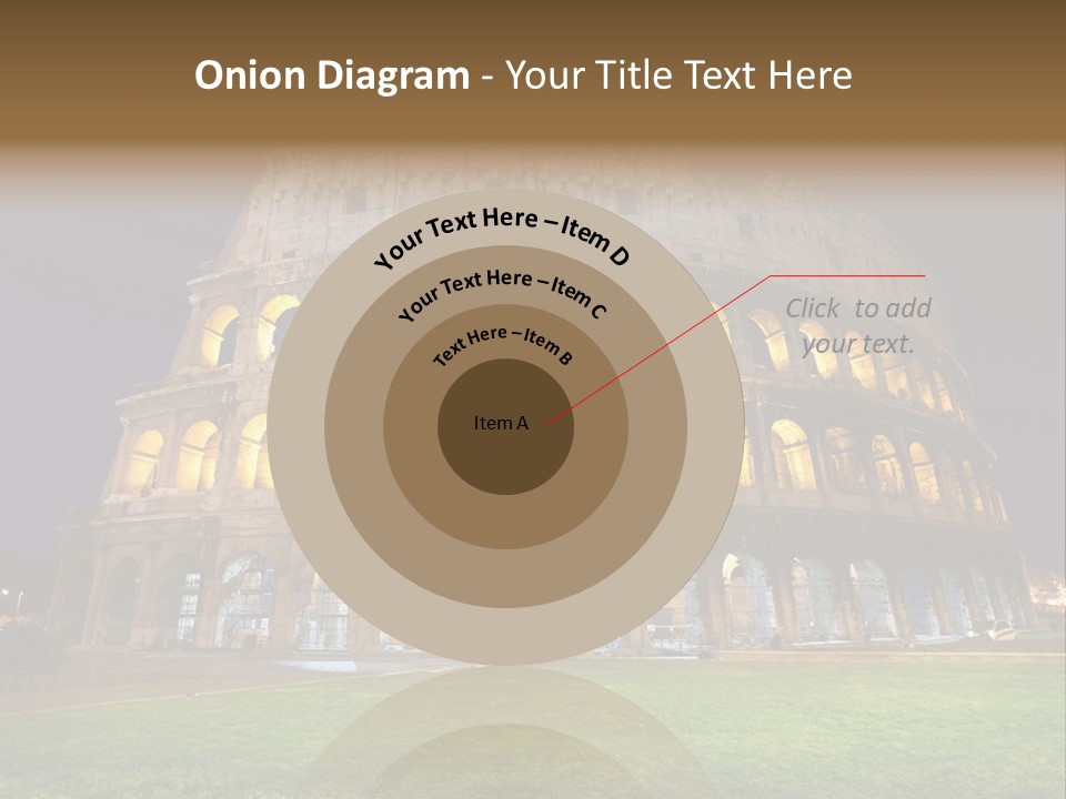 Amphitheater Gladiator Empire PowerPoint Template