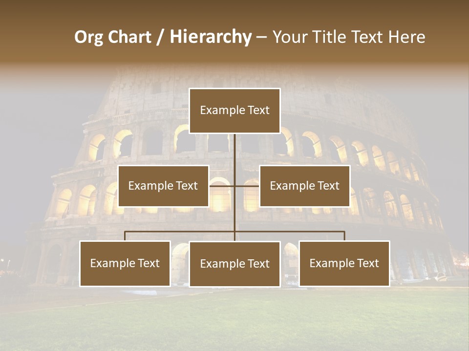 Amphitheater Gladiator Empire PowerPoint Template