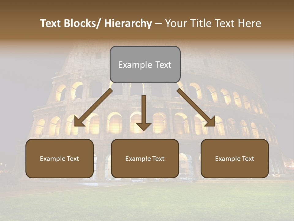 Amphitheater Gladiator Empire PowerPoint Template