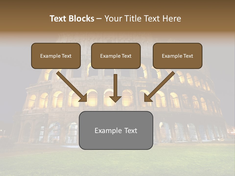 Amphitheater Gladiator Empire PowerPoint Template
