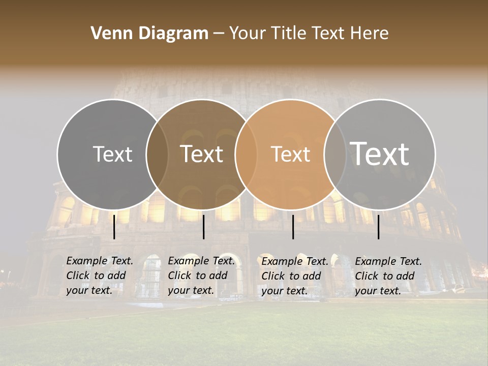 Amphitheater Gladiator Empire PowerPoint Template