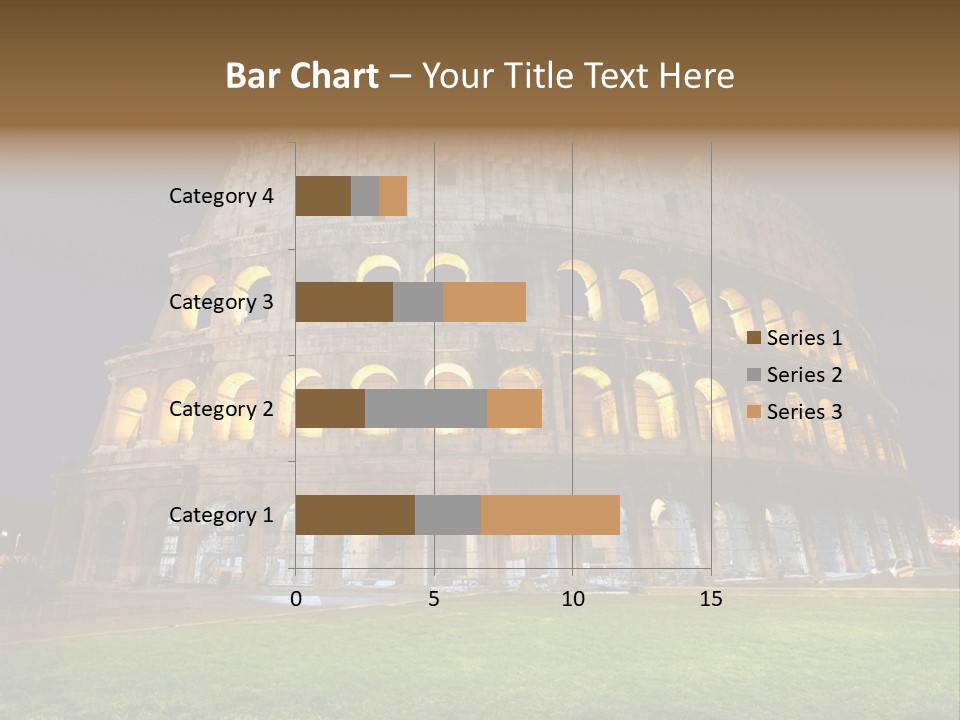 Amphitheater Gladiator Empire PowerPoint Template