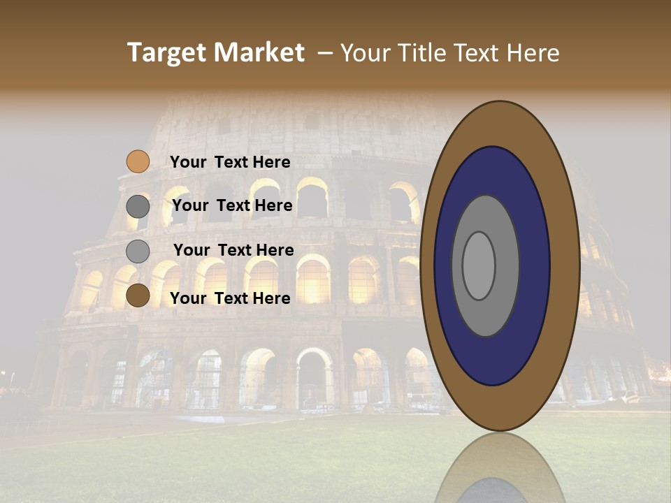 Amphitheater Gladiator Empire PowerPoint Template