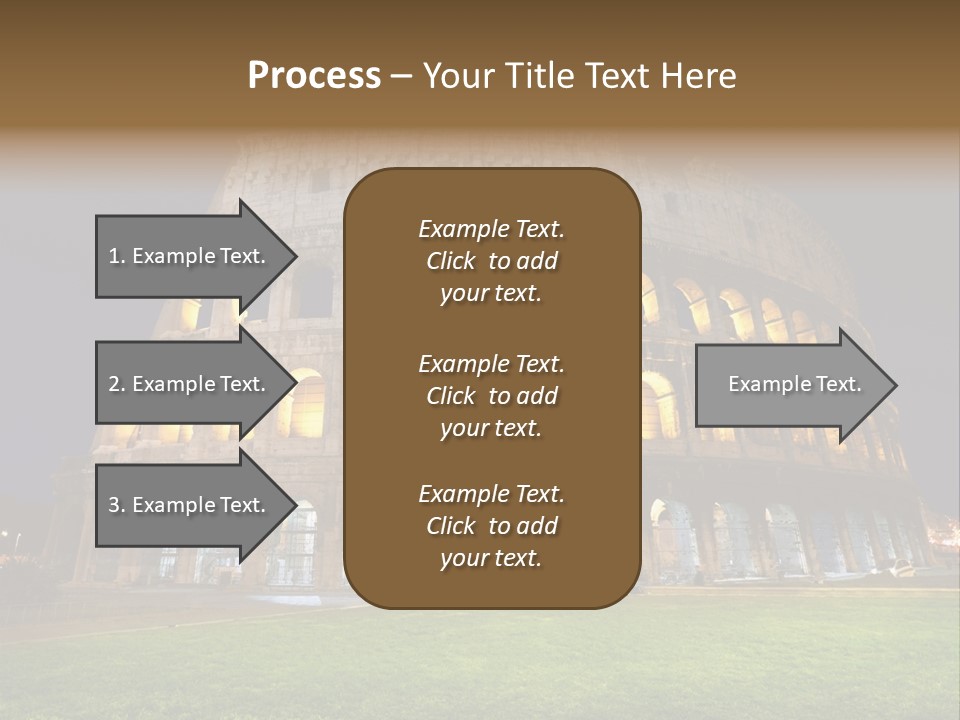Amphitheater Gladiator Empire PowerPoint Template