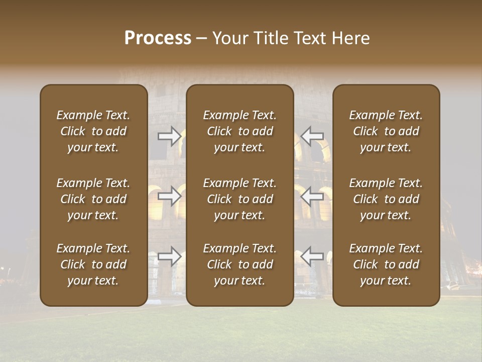 Amphitheater Gladiator Empire PowerPoint Template