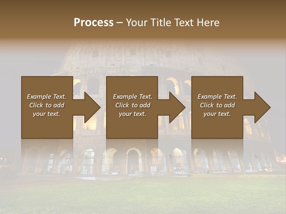 Amphitheater Gladiator Empire PowerPoint Template