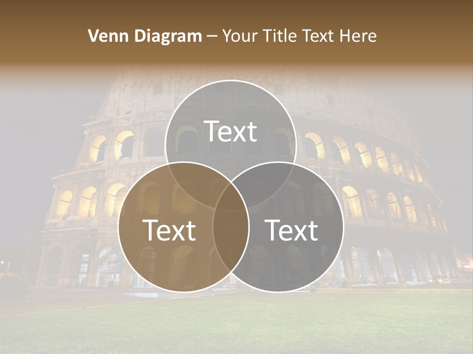 Amphitheater Gladiator Empire PowerPoint Template