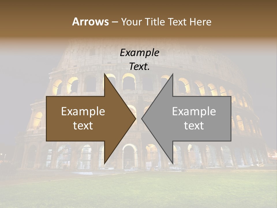 Amphitheater Gladiator Empire PowerPoint Template
