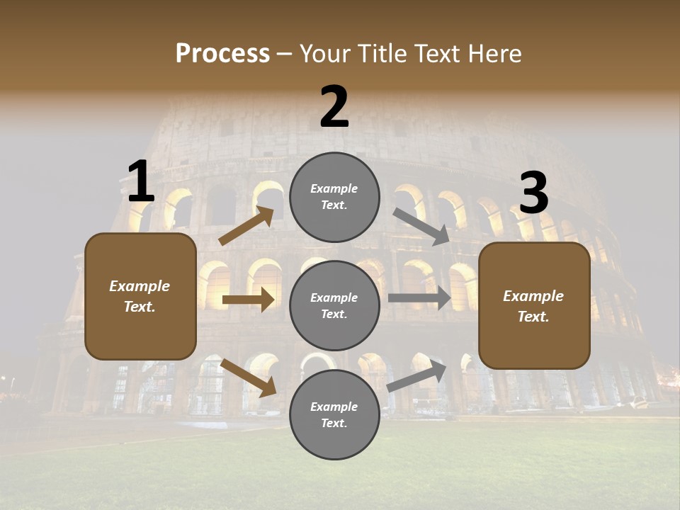 Amphitheater Gladiator Empire PowerPoint Template