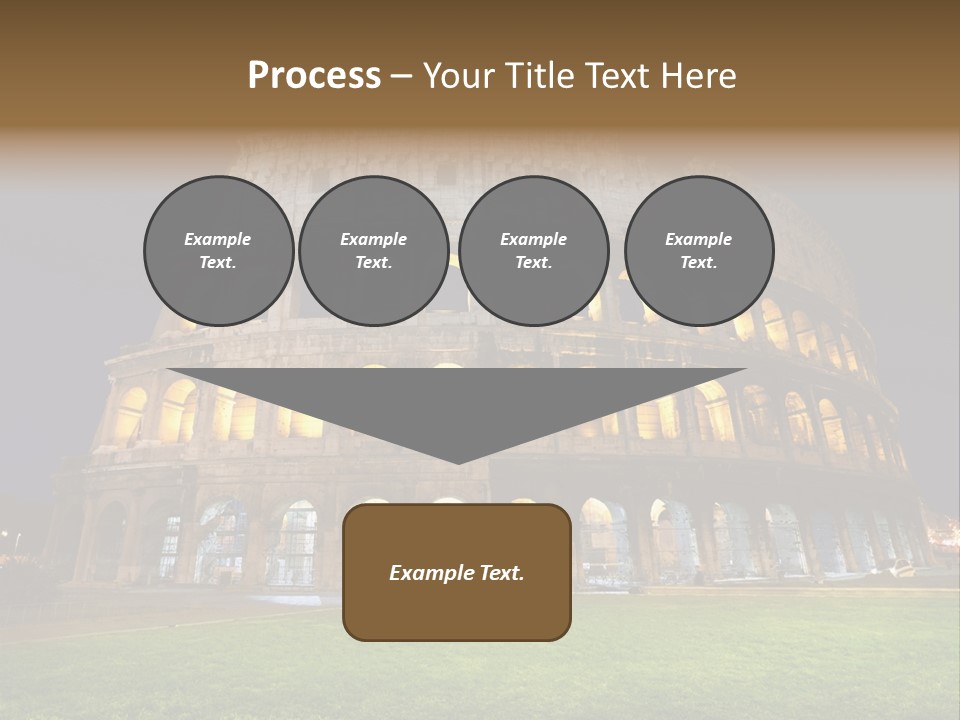 Amphitheater Gladiator Empire PowerPoint Template