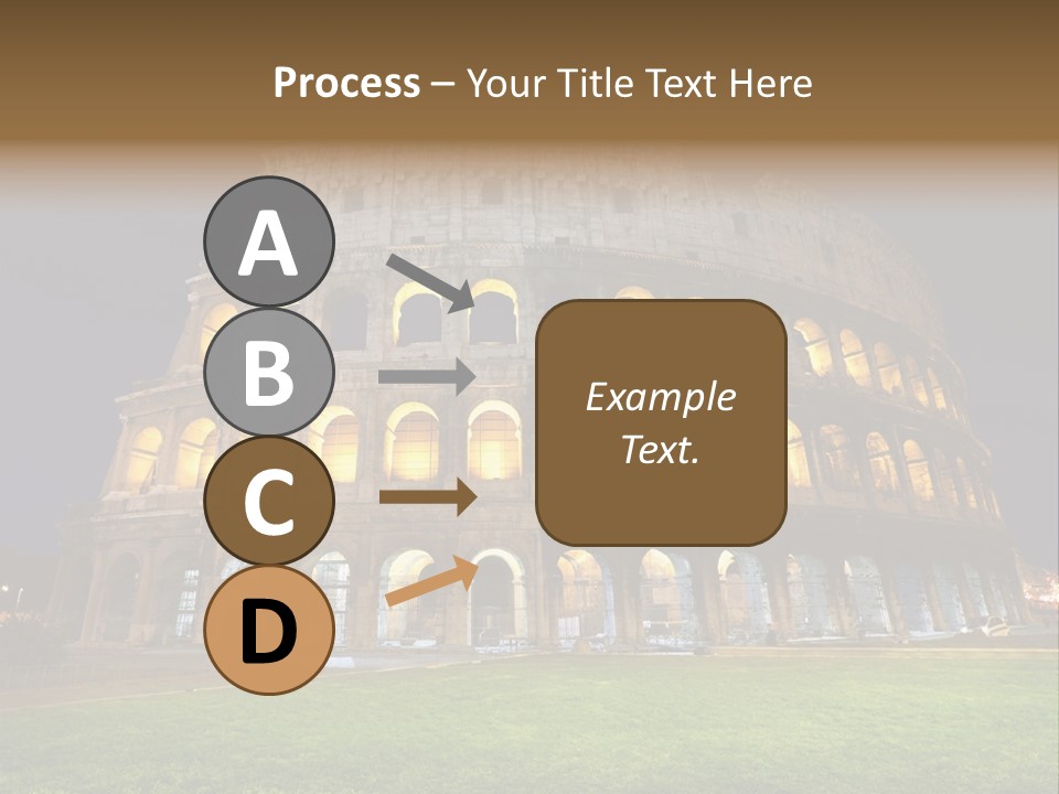 Amphitheater Gladiator Empire PowerPoint Template
