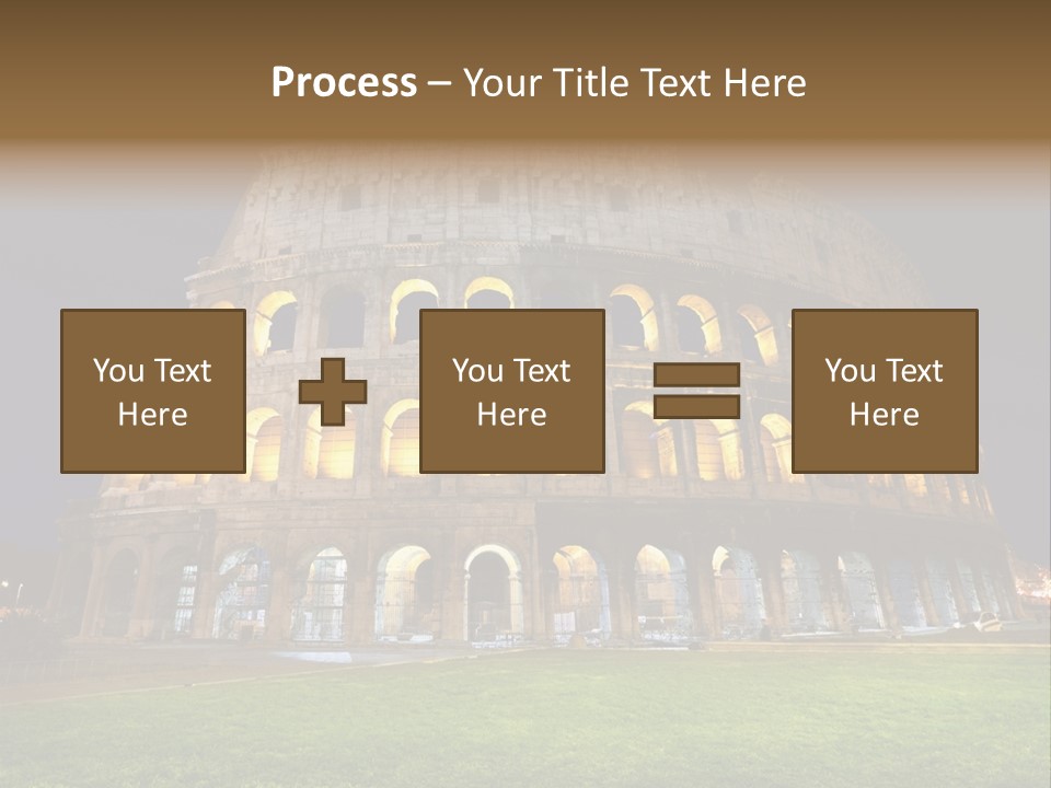 Amphitheater Gladiator Empire PowerPoint Template