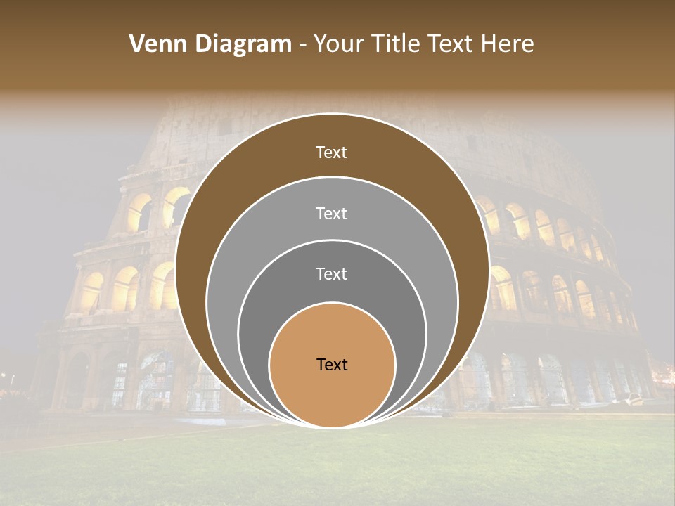 Amphitheater Gladiator Empire PowerPoint Template
