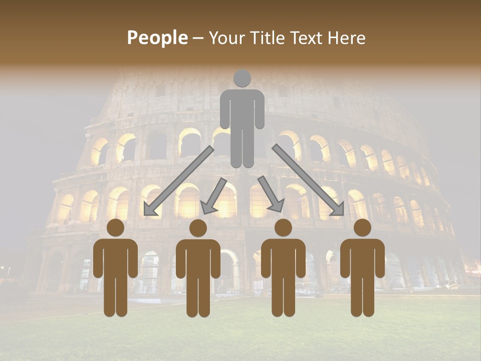 Amphitheater Gladiator Empire PowerPoint Template