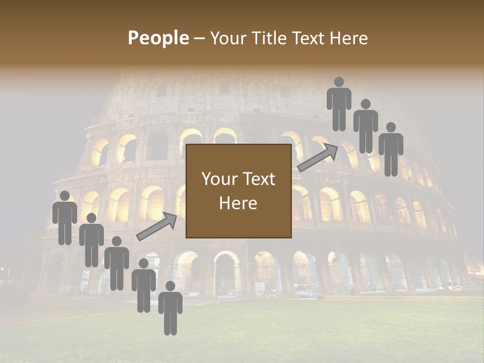 Amphitheater Gladiator Empire PowerPoint Template