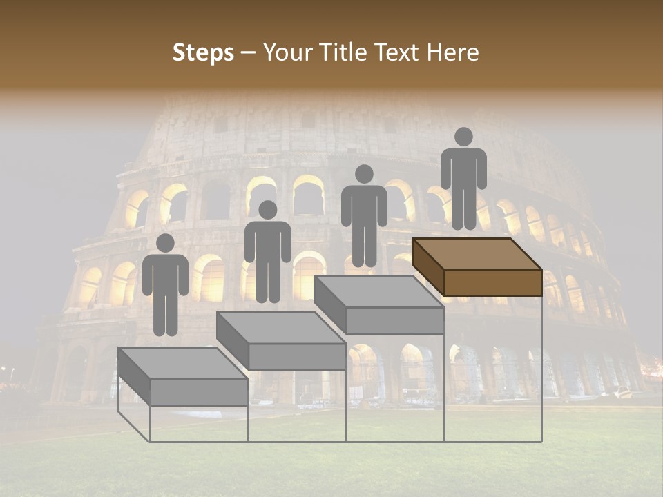 Amphitheater Gladiator Empire PowerPoint Template