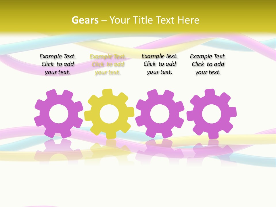 New Paint Stripes PowerPoint Template