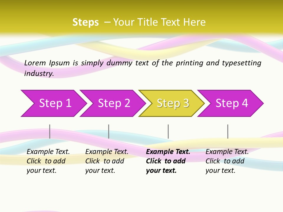 New Paint Stripes PowerPoint Template