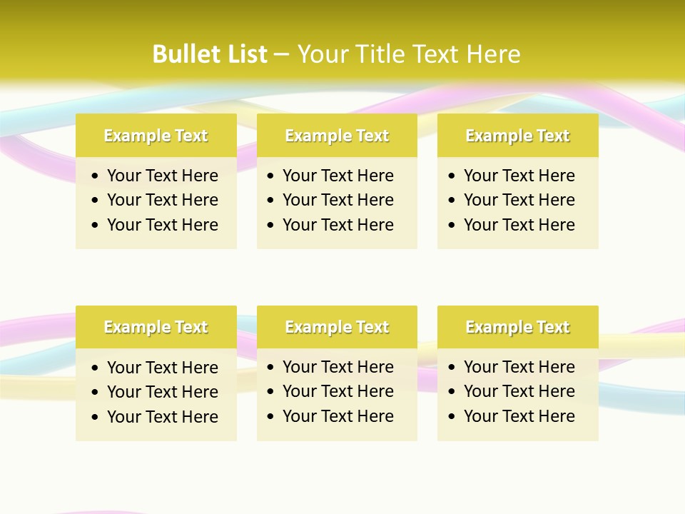 New Paint Stripes PowerPoint Template