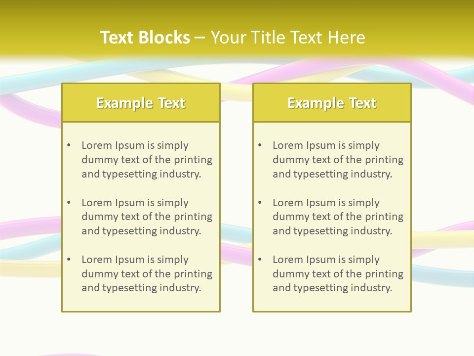 New Paint Stripes PowerPoint Template