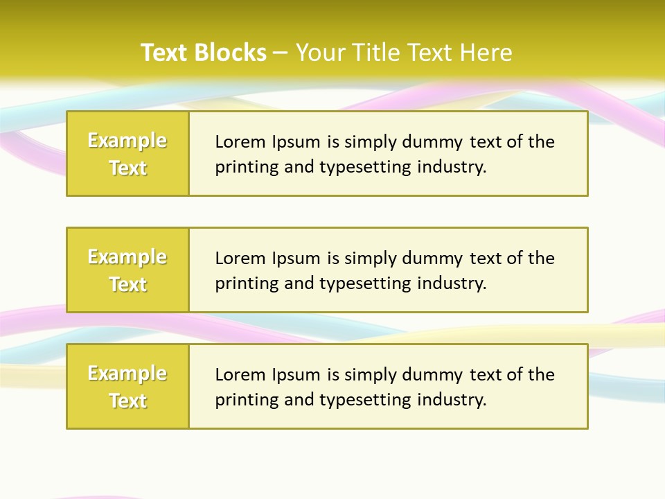 New Paint Stripes PowerPoint Template