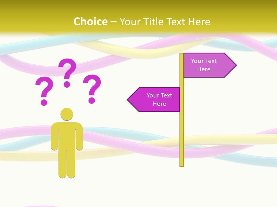 New Paint Stripes PowerPoint Template