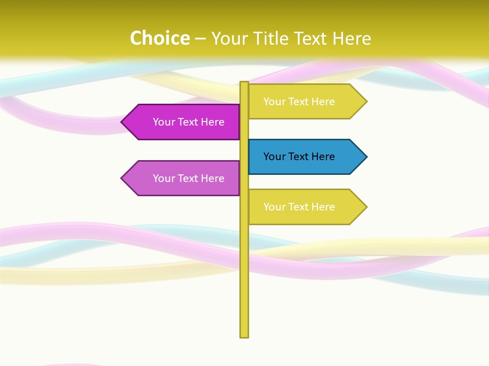 New Paint Stripes PowerPoint Template
