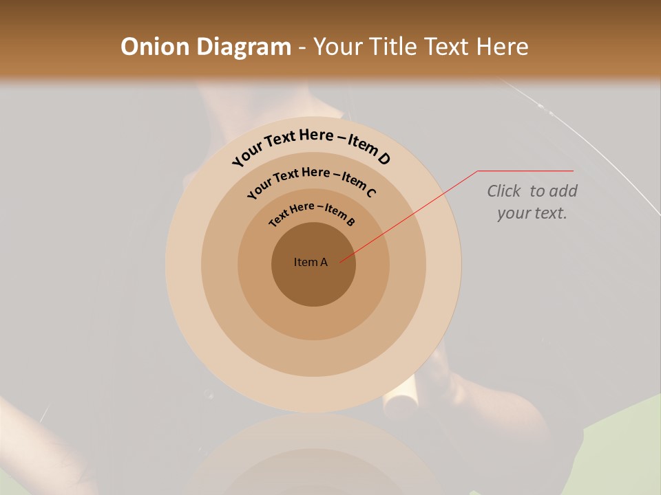 Model Attractive Portrait PowerPoint Template