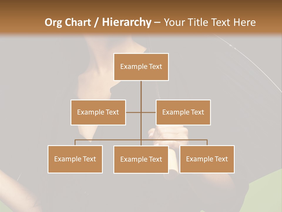 Model Attractive Portrait PowerPoint Template
