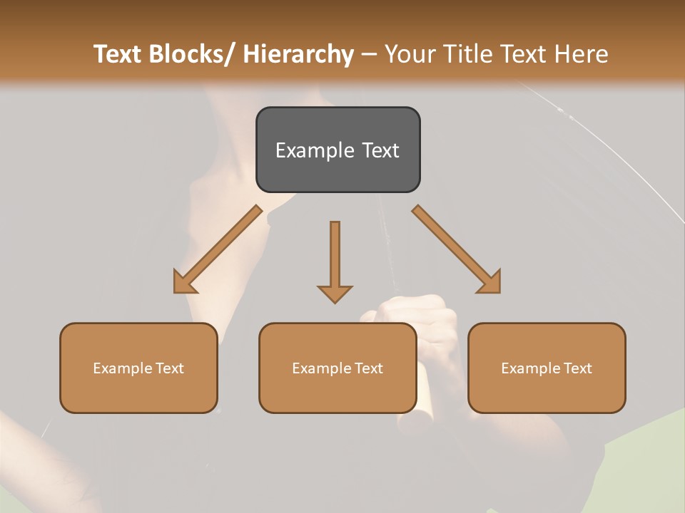 Model Attractive Portrait PowerPoint Template