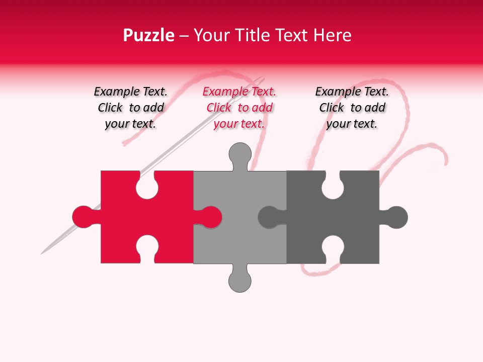 Sew Grunge Purple PowerPoint Template