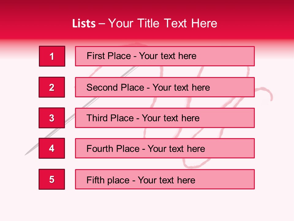 Sew Grunge Purple PowerPoint Template
