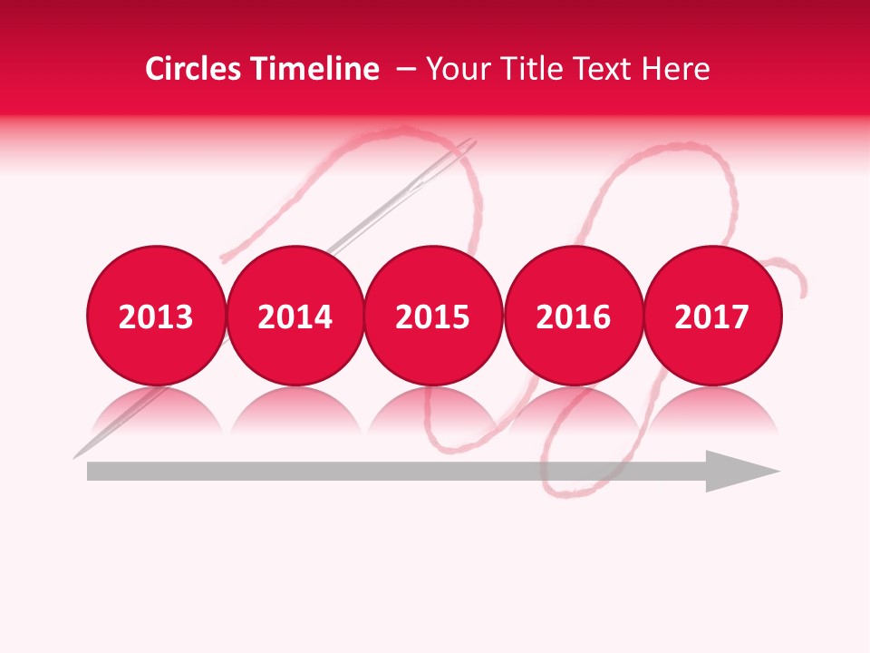 Sew Grunge Purple PowerPoint Template