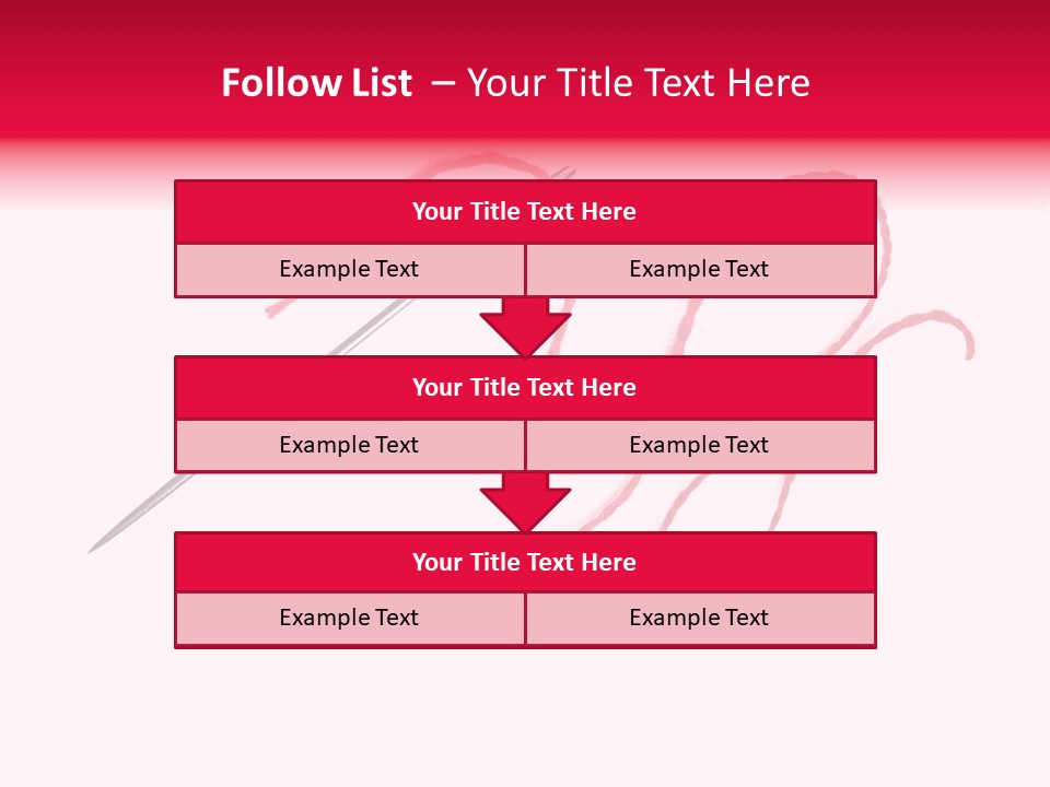 Sew Grunge Purple PowerPoint Template