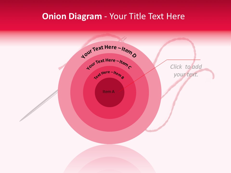 Sew Grunge Purple PowerPoint Template