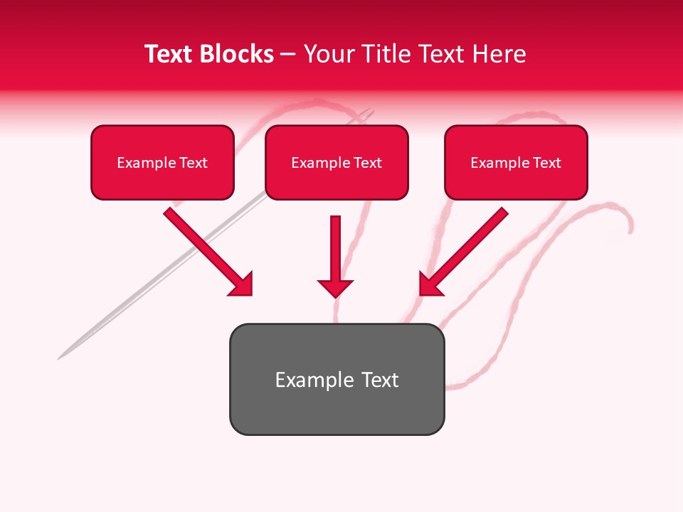 Sew Grunge Purple PowerPoint Template