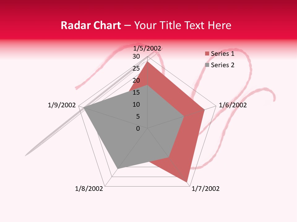 Sew Grunge Purple PowerPoint Template