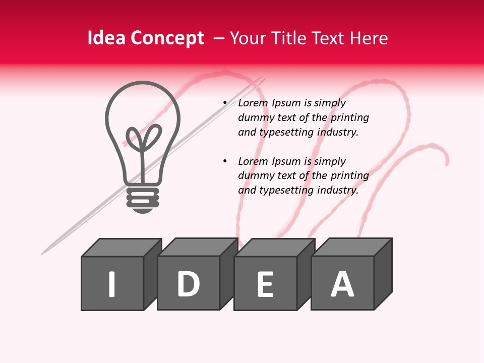 Sew Grunge Purple PowerPoint Template