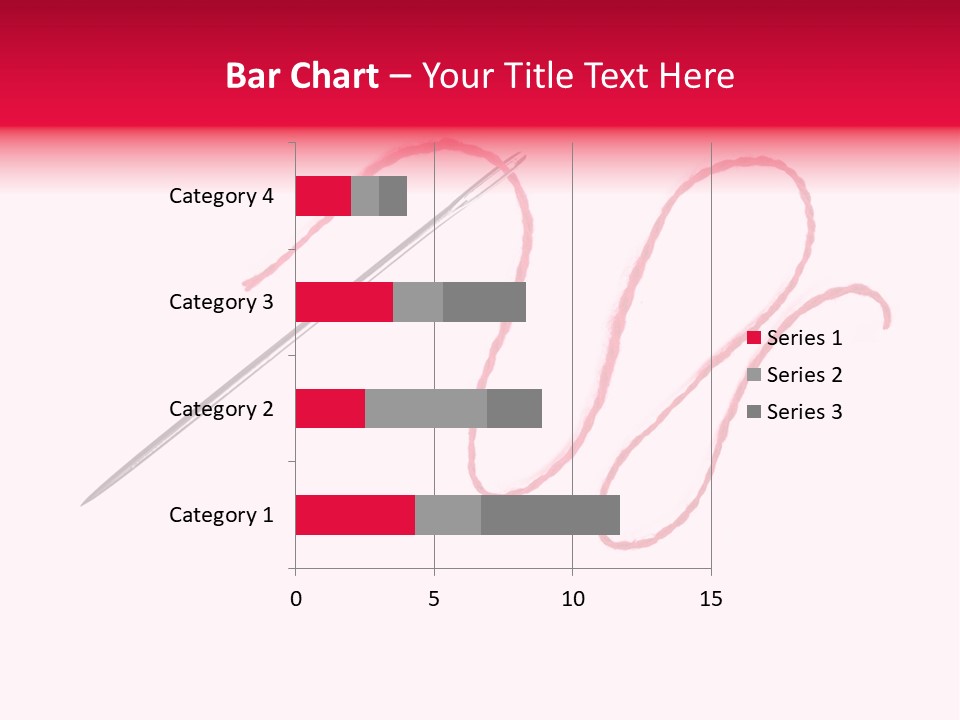 Sew Grunge Purple PowerPoint Template
