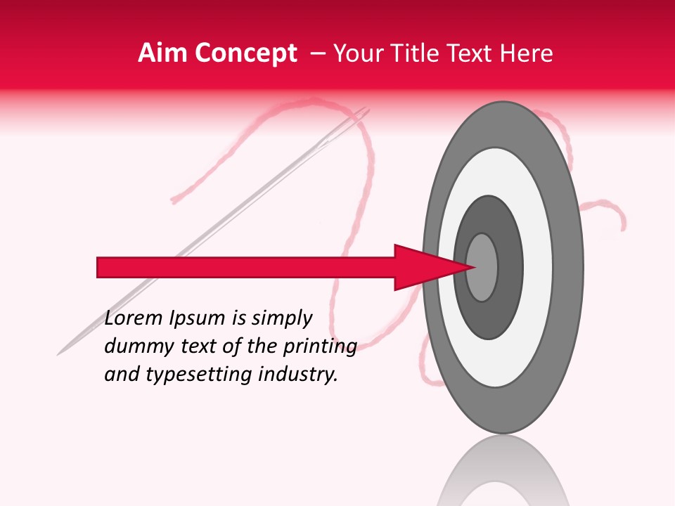 Sew Grunge Purple PowerPoint Template