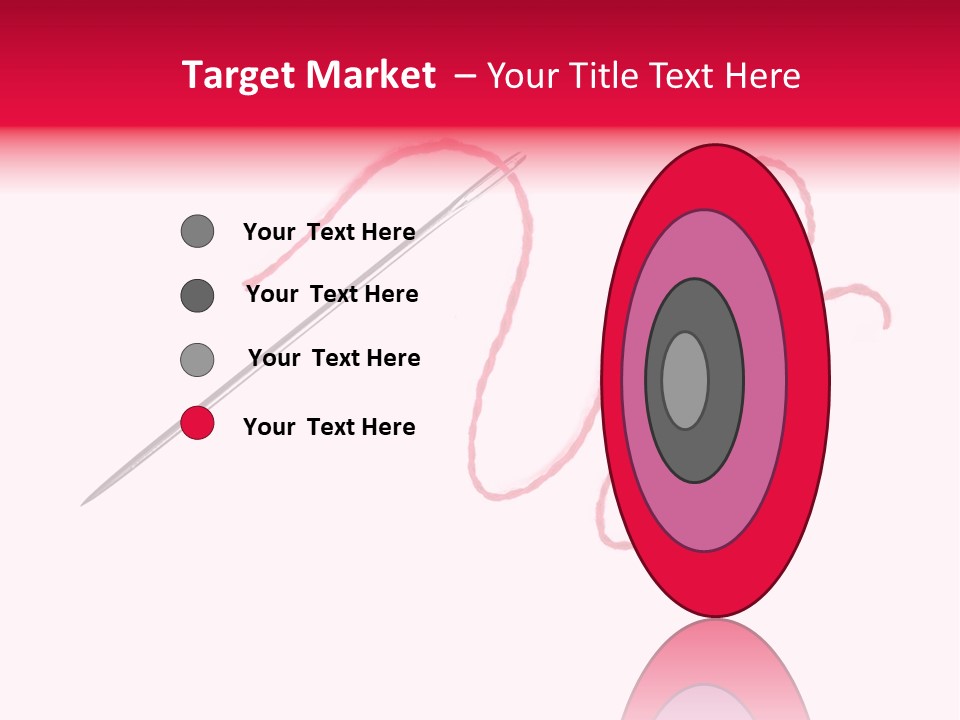 Sew Grunge Purple PowerPoint Template