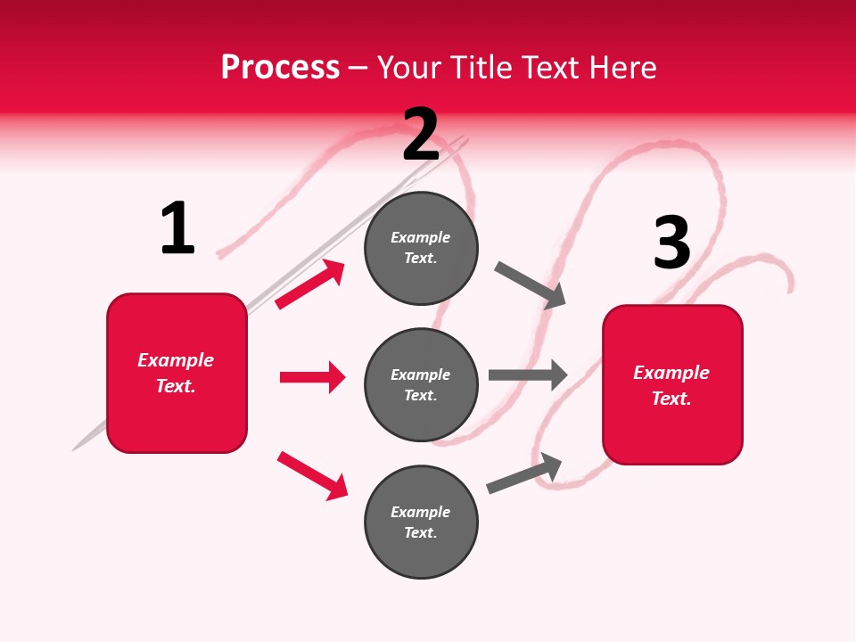 Sew Grunge Purple PowerPoint Template