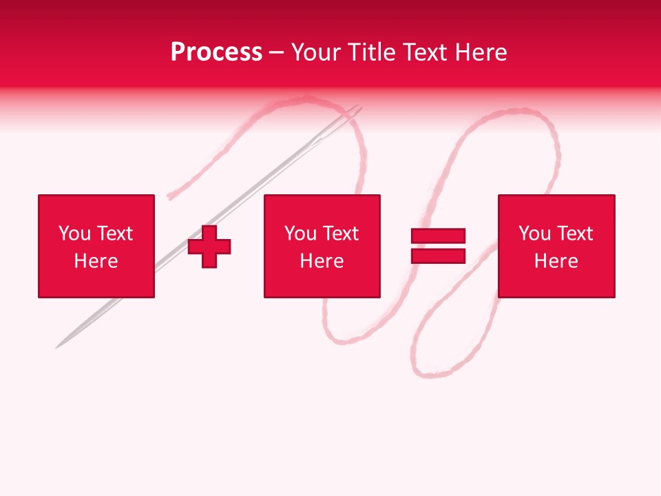 Sew Grunge Purple PowerPoint Template