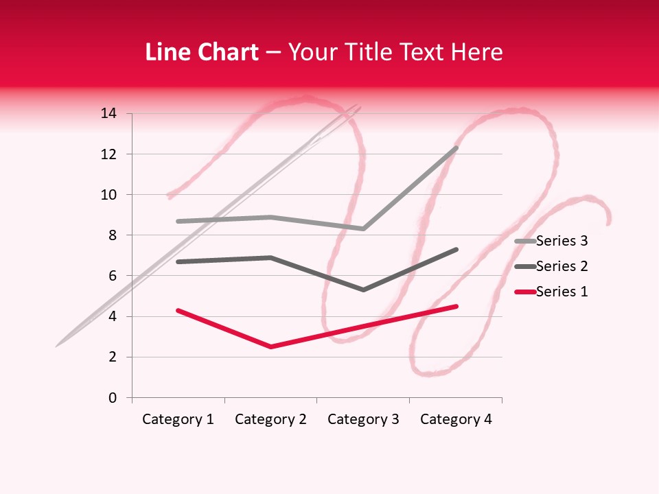 Sew Grunge Purple PowerPoint Template