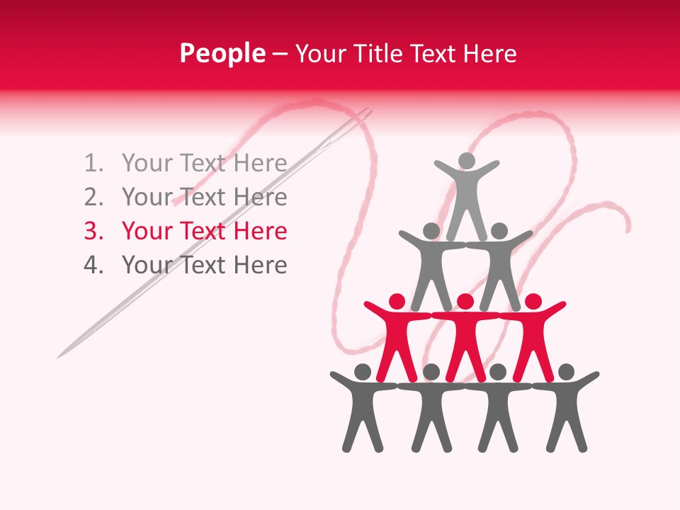 Sew Grunge Purple PowerPoint Template