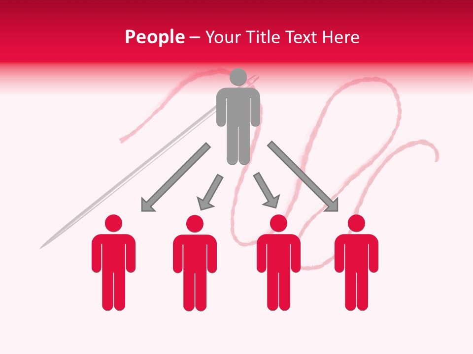 Sew Grunge Purple PowerPoint Template