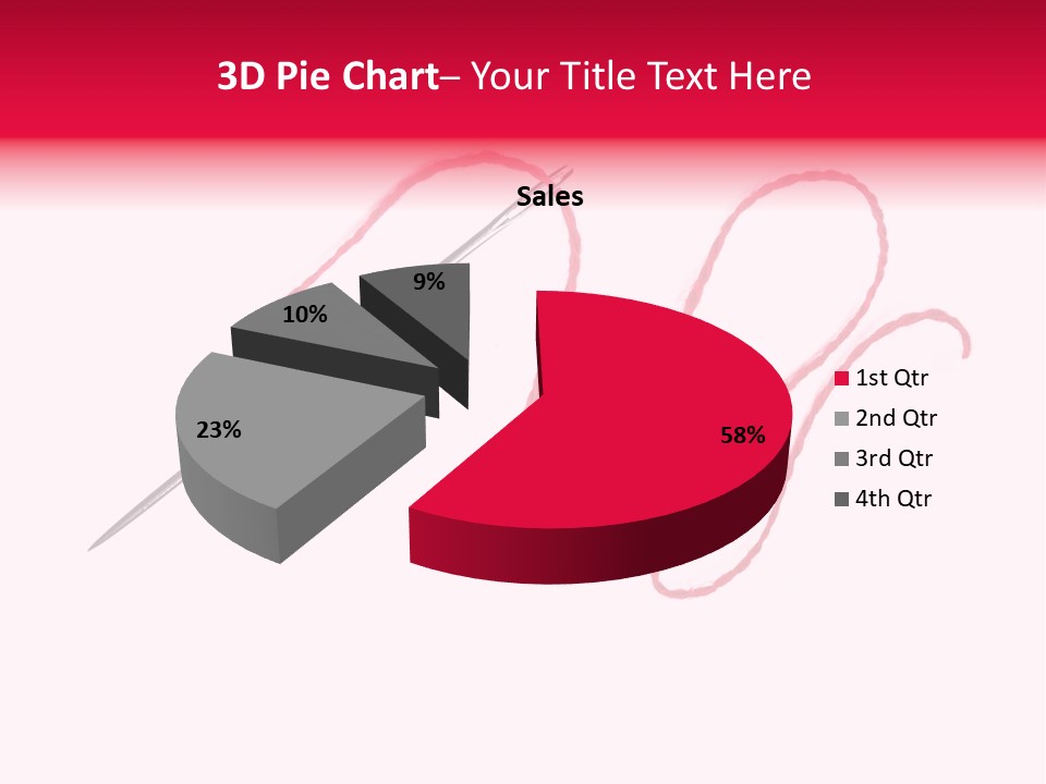 Sew Grunge Purple PowerPoint Template