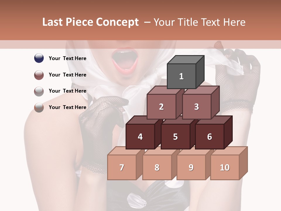 Girl S Happy PowerPoint Template