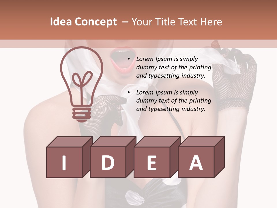 Girl S Happy PowerPoint Template